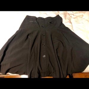 A line skirt with button design